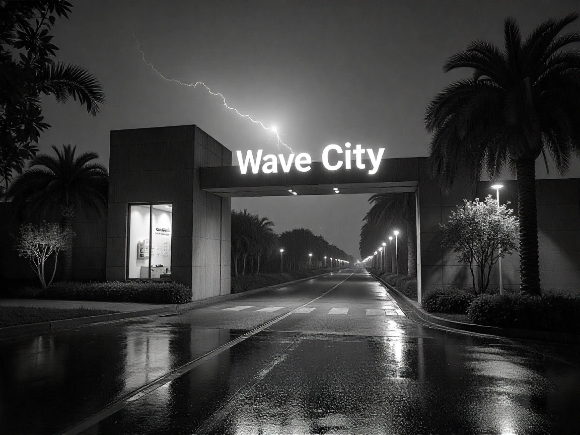 Aerial view of a modern residential township in Wave City, Ghaziabad.