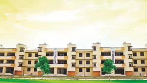 Luxury living room interior at Wave Springwood Enclave, Ghaziabad, featuring a custom-designed entertainment unit, sophisticated furniture, and ambient lighting, highlighting bespoke design.