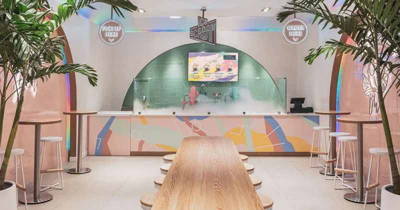 Ice Cream Shop Interior Design