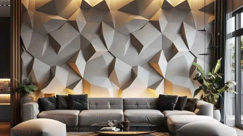 Best Half Wall Tiles Design for Living Room Ideas by Top Interior Designer in Meerut