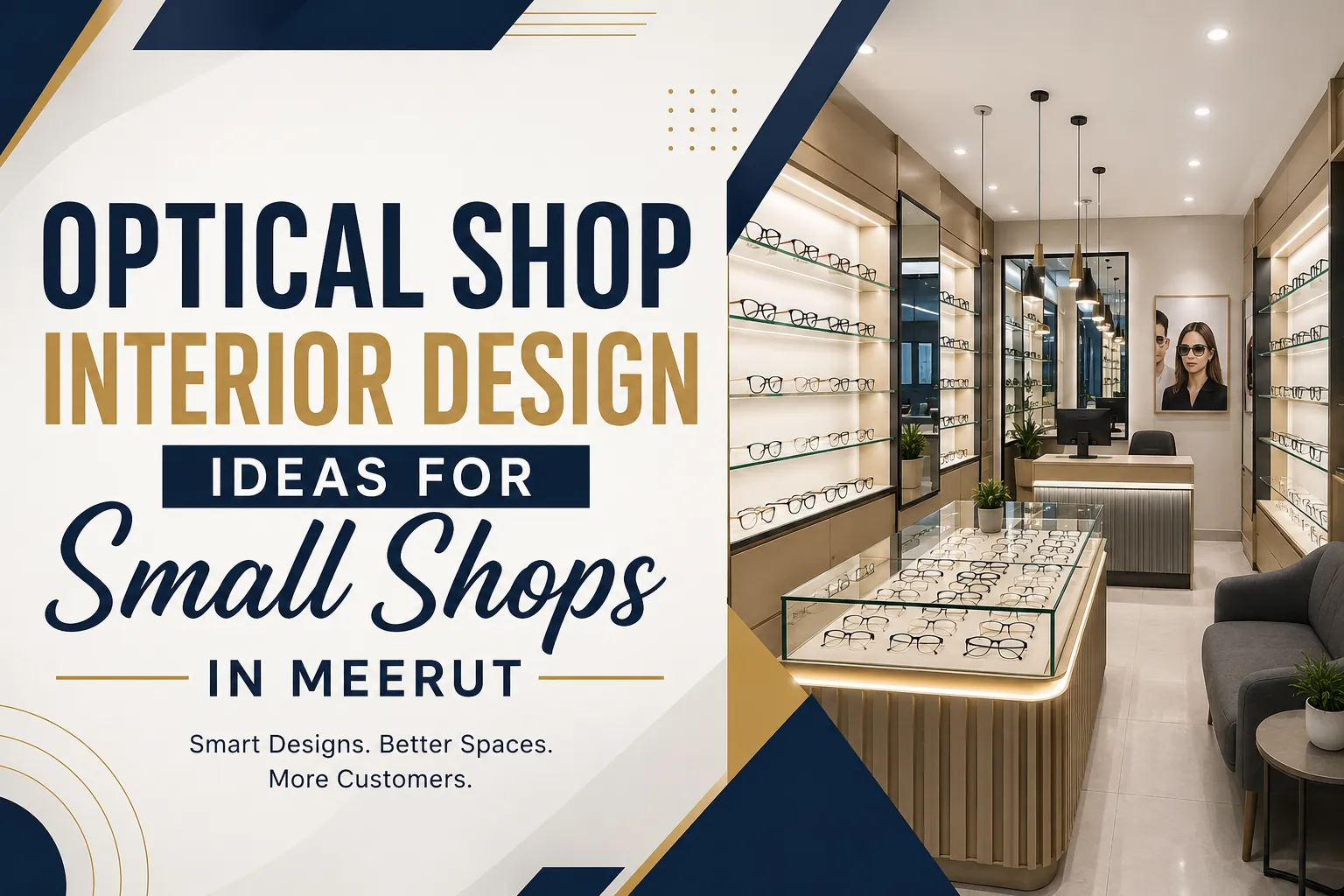 Optical Shop Interior Designer in Meerut