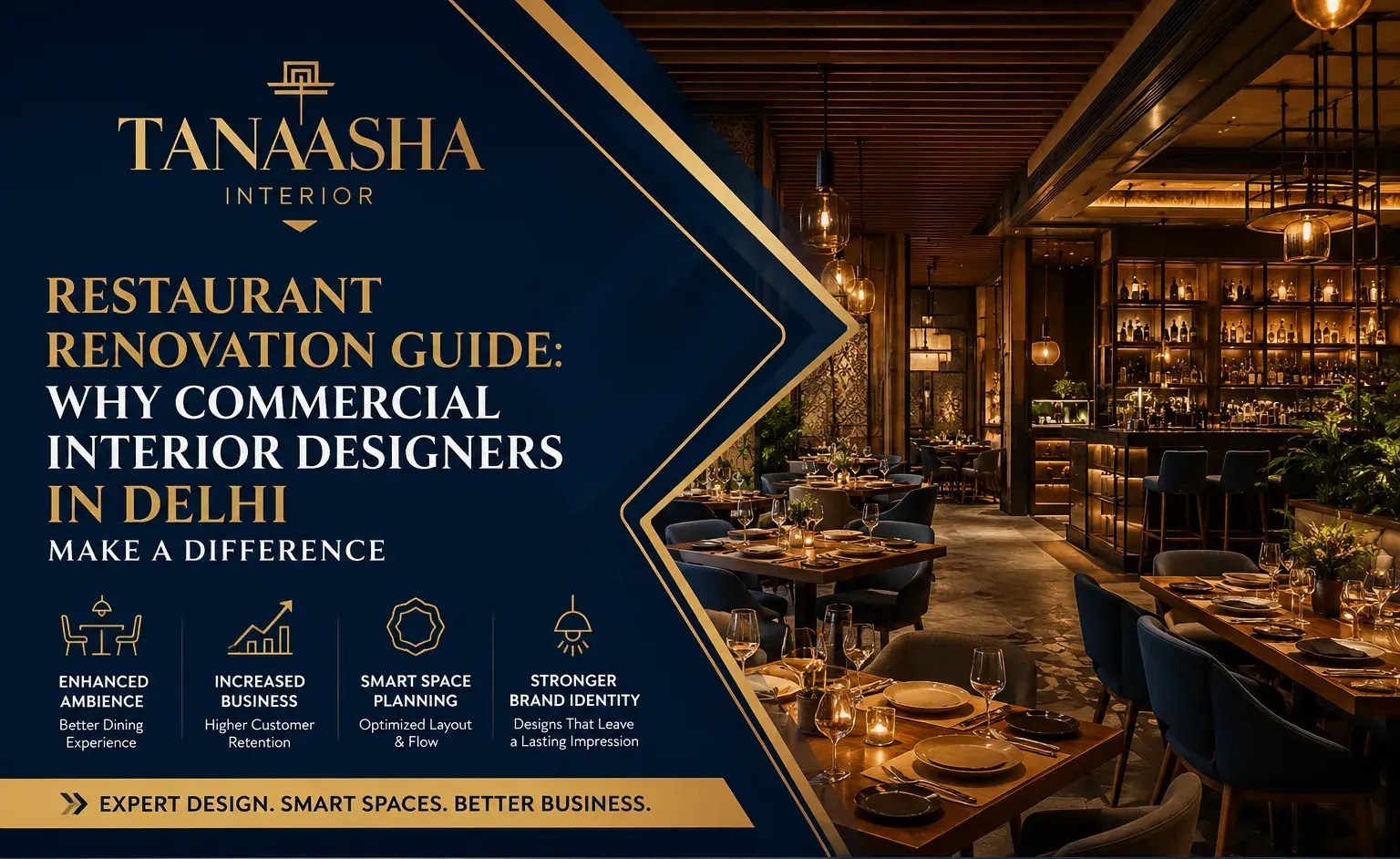 Commercial Interior Designers in Delhi | Restaurant Guide